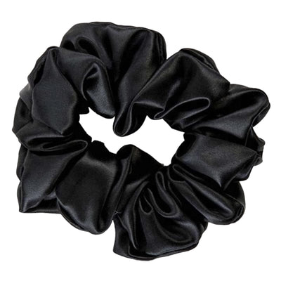 Noir: Pure Mulberry Silk Scrunchie