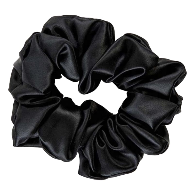 Noir: Pure Mulberry Silk Scrunchie
