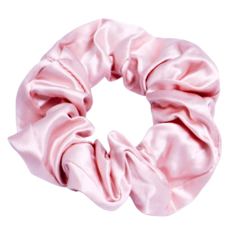Blush: Pure Mulberry Silk Scrunchie 22 Momme