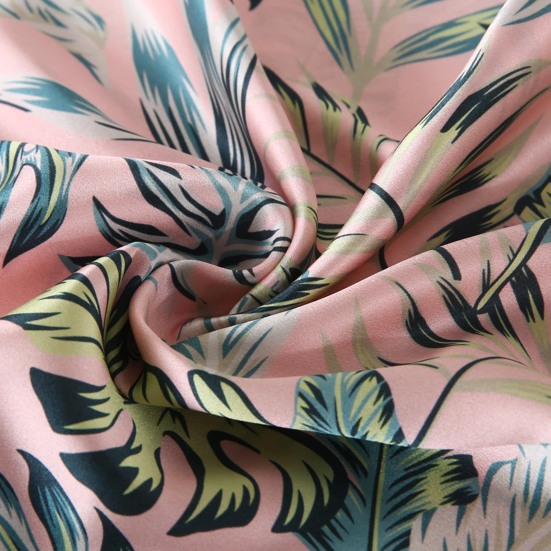 Tropical Mulberry Silk Adjustable Bonnet