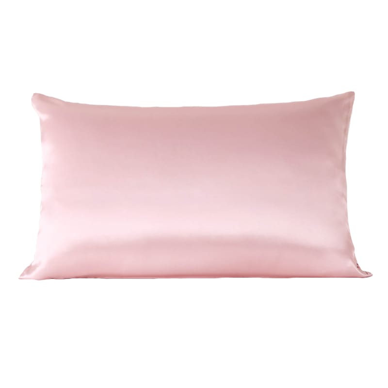 Queen Size 22 Momme Mulberry Silk Pillowcase: Blush
