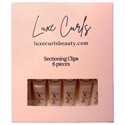 LuxeCurls Alligator Crocodile Sectioning Clips for Curls