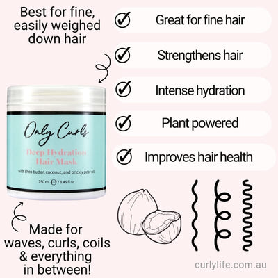 Only Curls Deep Hydration Hair Mask