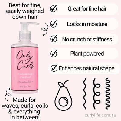 Only Curls Enhancing Curl Gel
