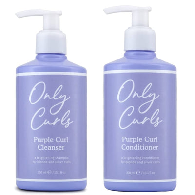 Only Curls Purple Curl Cleanser & Conditioner Duo