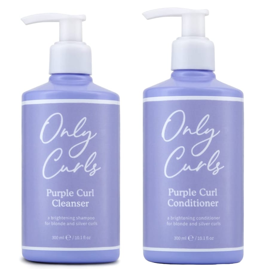 Only Curls Purple Curl Cleanser & Conditioner Duo