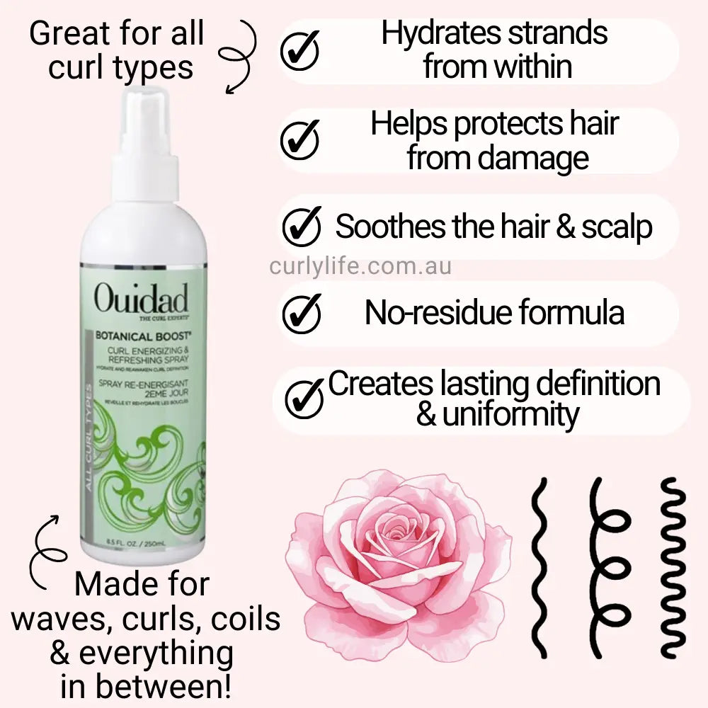 Ouidad Botanical Boost Curl Energising & Refreshing Spray