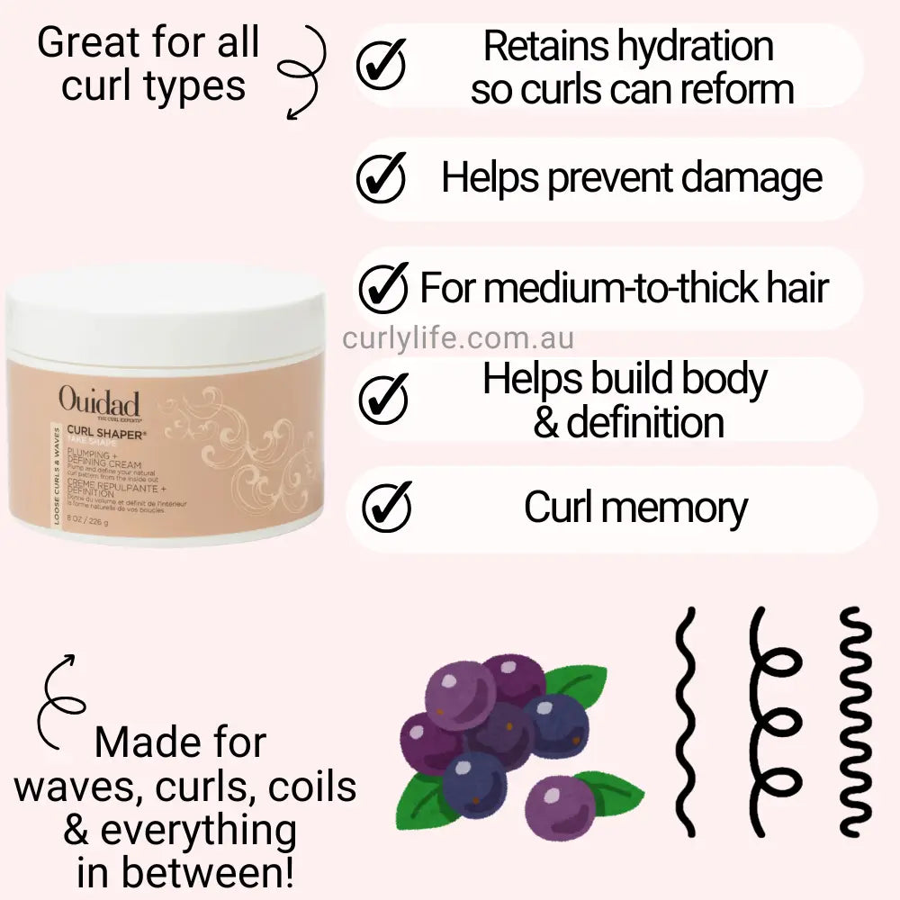 Ouidad Curl Shaper Take Shape Plumping + Defining Cream