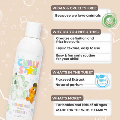 Pretty Curly Girl Curly Star Liquid Gel 250ml