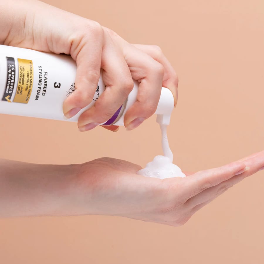 Pretty Curly Girl Flaxseed Styling Foam