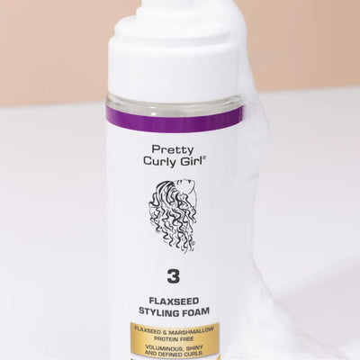 Pretty Curly Girl Flaxseed Styling Foam