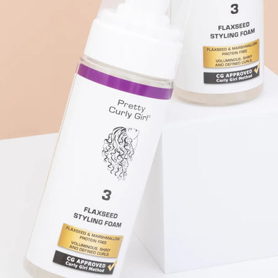Pretty Curly Girl Flaxseed Styling Foam