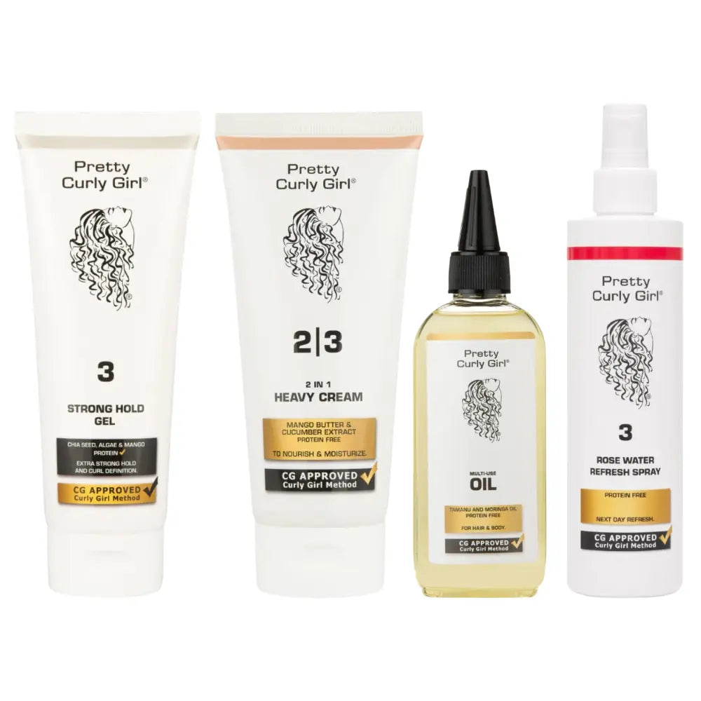 Pretty Curly Girl High Porosity Styling Bundle - Curly Hair – Curly ...