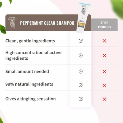 Pretty Curly Girl Peppermint Clean Shampoo
