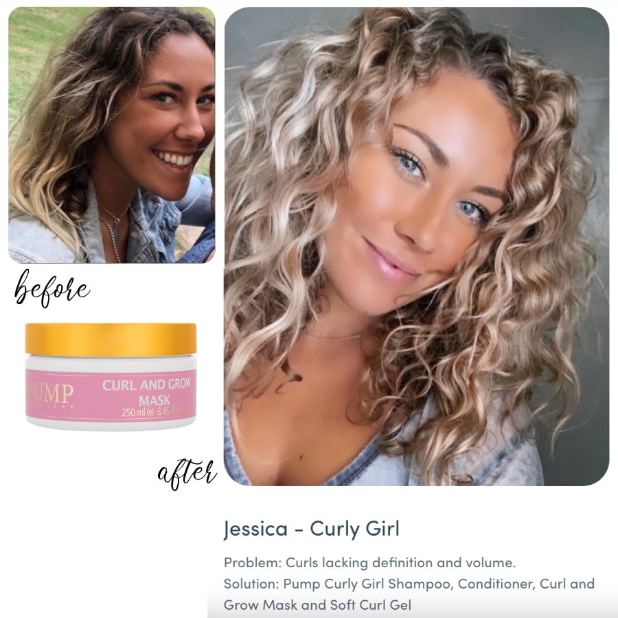 Pump Curl and Grow Mask