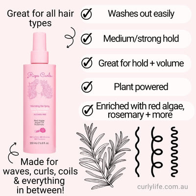 Rizos Curls Alcohol-Free Volumizing Hair Spray