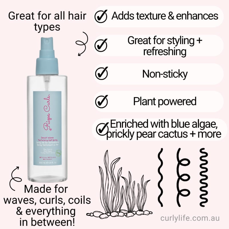 Rizos Curls Beach Waves Texturizing Salt Spray
