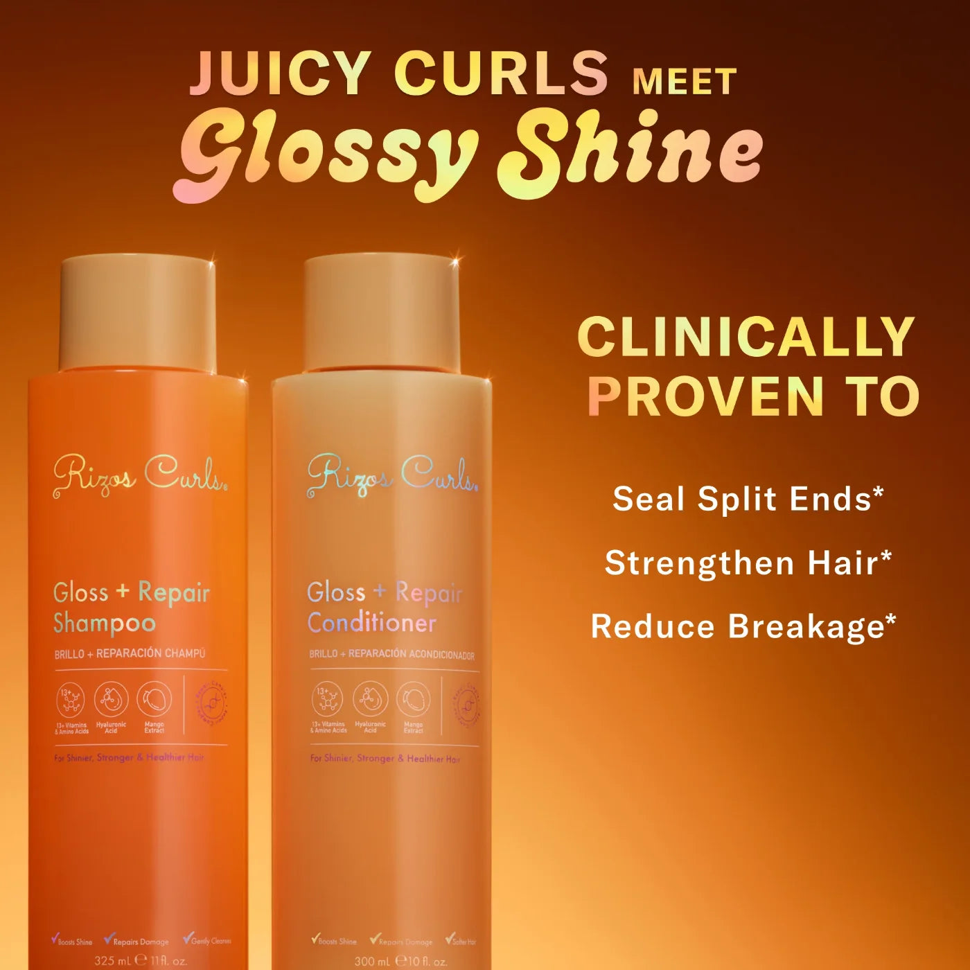 Rizos Curls Gloss + Repair Shampoo