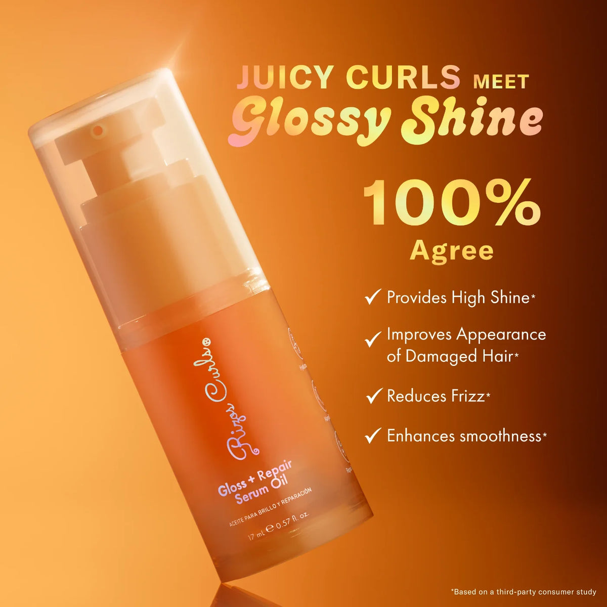 Rizos Curls Gloss + Repair Hair Serum Oil