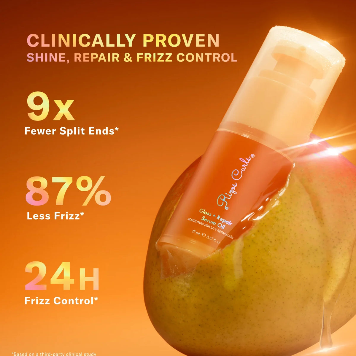 Rizos Curls Gloss + Repair Hair Serum Oil