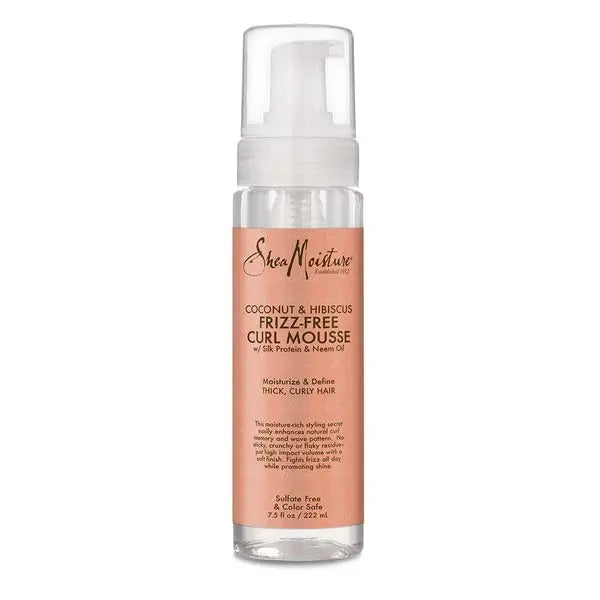 Shea Moisture Coconut & Hibiscus Frizz Free Curl Mousse 222ml