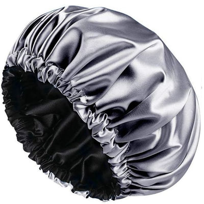Waterproof Shower Cap: Satin Lined & Adjustable