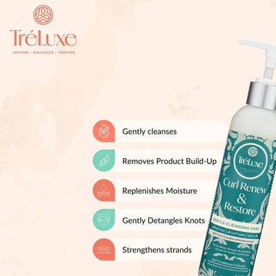 TréLuxe Curl Renew & Restore Gentle Cleansing Rinse