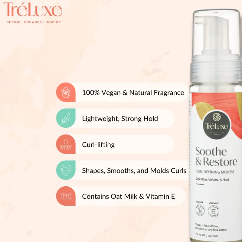 TréLuxe Soothe & Restore Curl Defining Mousse
