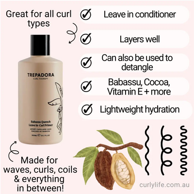 TREPADORA Babassu Quench Leave-In Curl Primer