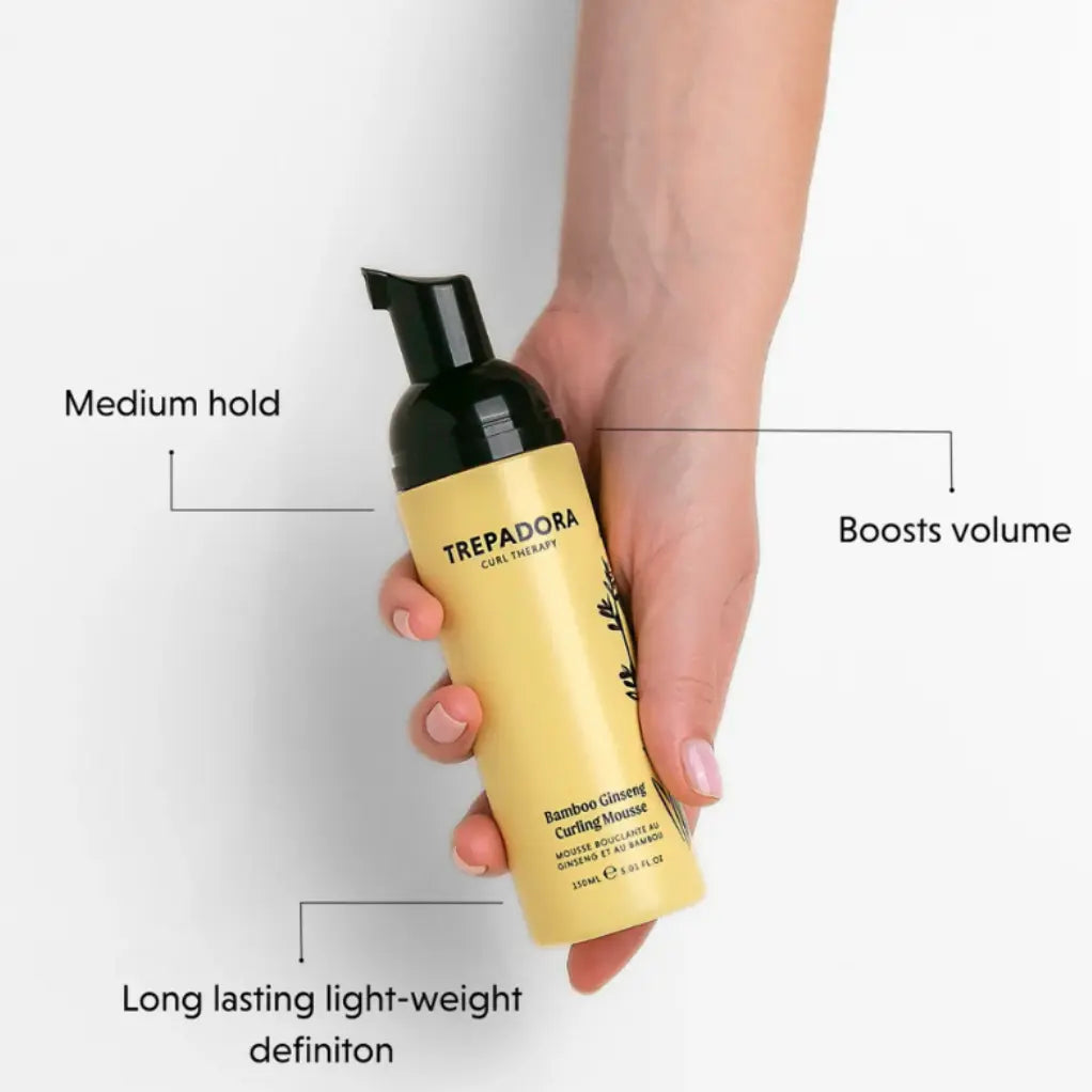 TREPADORA Bamboo Ginseng Curling Mousse