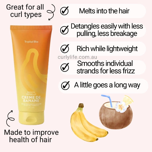 Tropikal Bliss Banana Cream Nourishing Conditioner