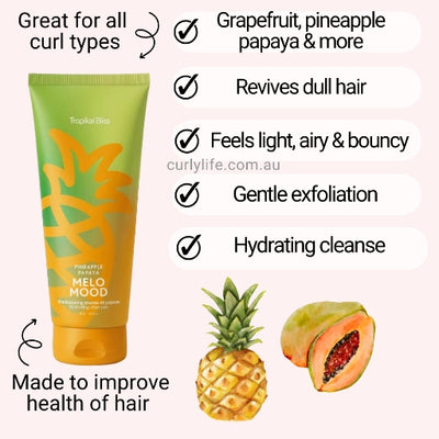 Tropikal Bliss Pineapple Papaya Hydrating Shampoo