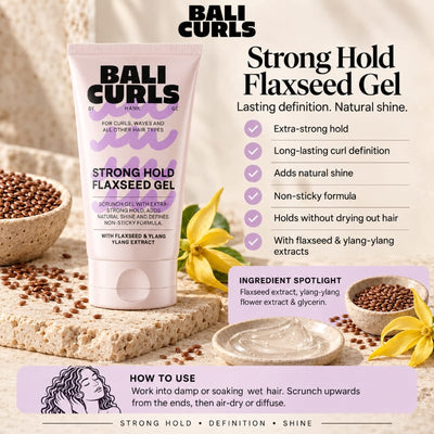 Bali Curls Strong Hold Flaxseed Gel