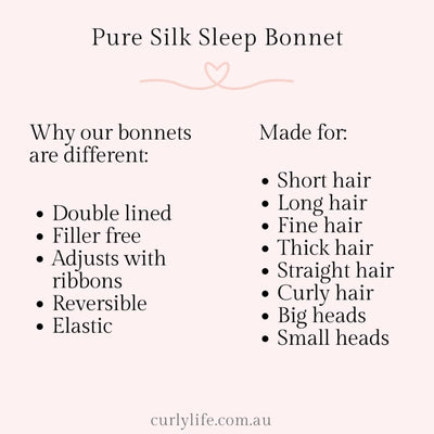 Emerald/Snow Pure Silk Bonnet: Adjustable, Reversible & Double Lined
