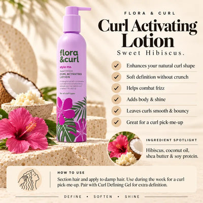 Flora & Curl Glow Up Styling Bundle + FREE Scrunchie Set