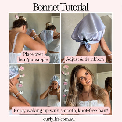 Noir 22 Momme Mulberry Silk Adjustable Bonnet