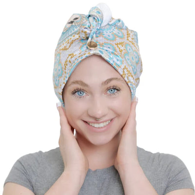 Bounce Curl Satin Microfiber Turban