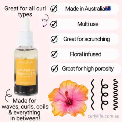 From Duella Coconut and Hibiscus Oil