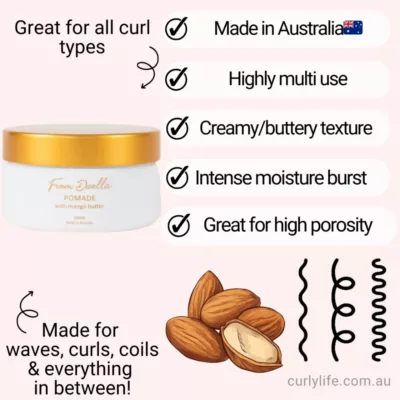 From Duella Pomade with Mango Butter