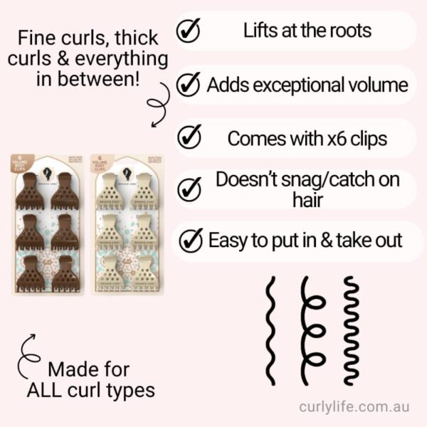 Bounce Curl Volume Root Clips