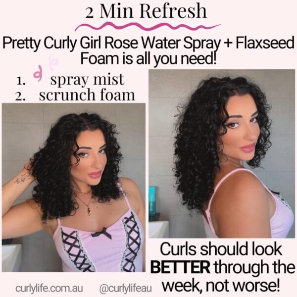 Pretty Curly Girl Refresh Products