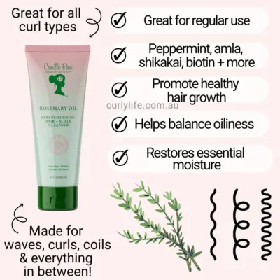 Camille Rose Rosemary Oil Strengthening Hair & Scalp Cleanser