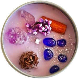 Vibe Tribe Life Lavender Provence Soy Crystal Candle