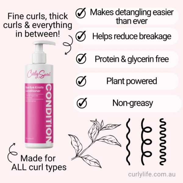Curly Secret Bye Bye Knots Conditioner