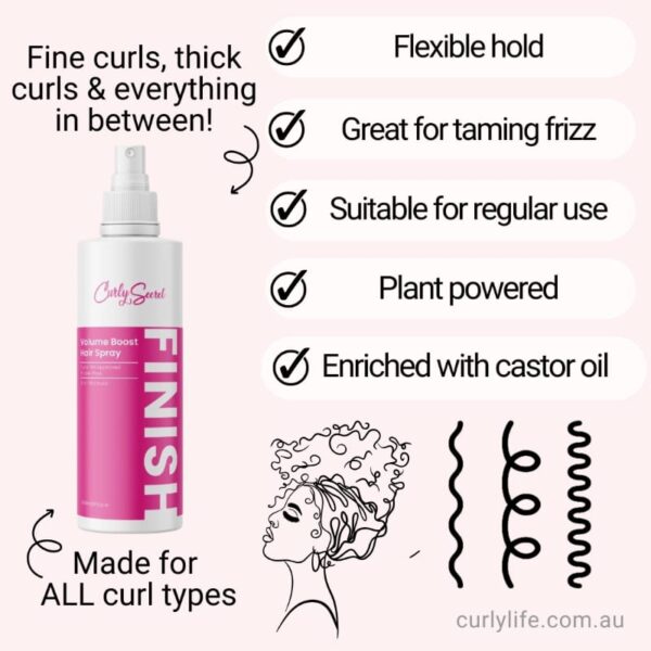 Curly Secret Volume Boost Hair Spray