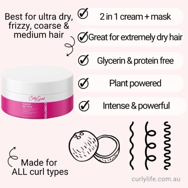 Curly Secret Quench My Thirst 2-in-1 Treatment