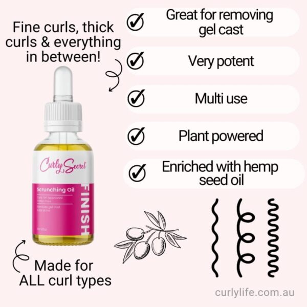 Curly Secret Scrunching oil