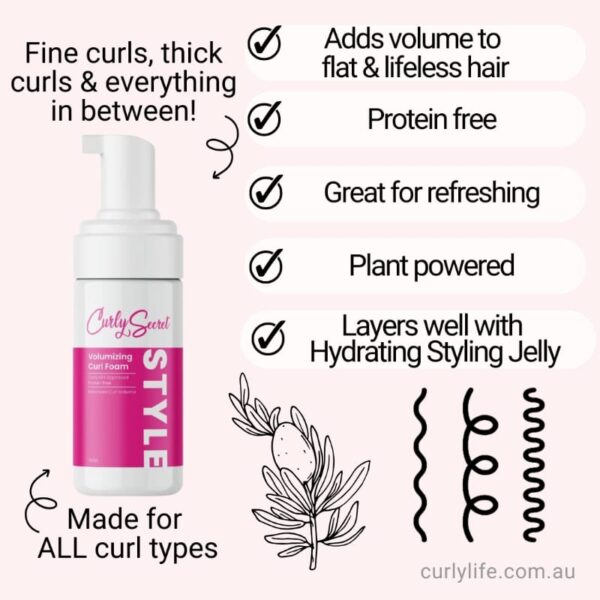 Curly Secret Volumizing Curl Foam