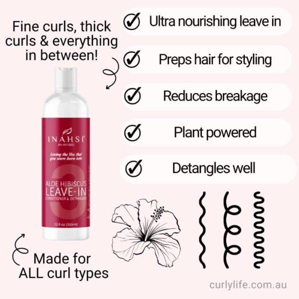 Inahsi Naturals Aloe Hibiscus Leave-In Conditioner & Detangler