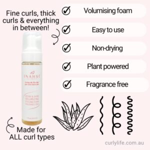 Inahsi Naturals Define & Shine Volumizing Styling Foam